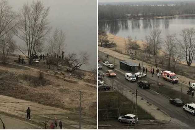 В Киеве из Днепра достали части тела человека