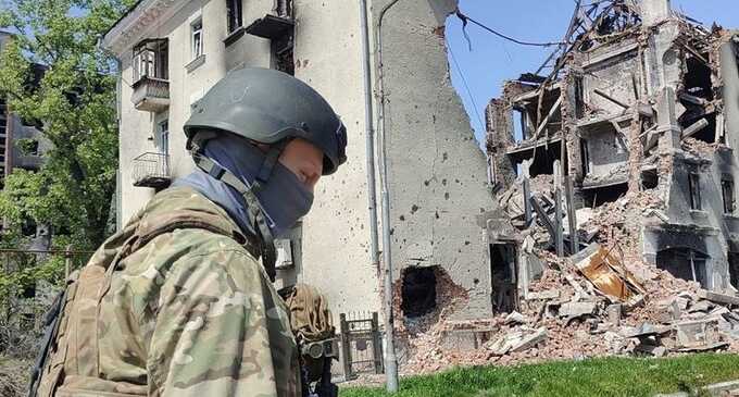 Опубликовано видео российских военных, выживших месяц без еды в Старомайорском