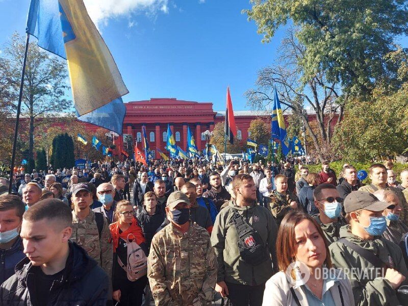 Митинг в центре столицы