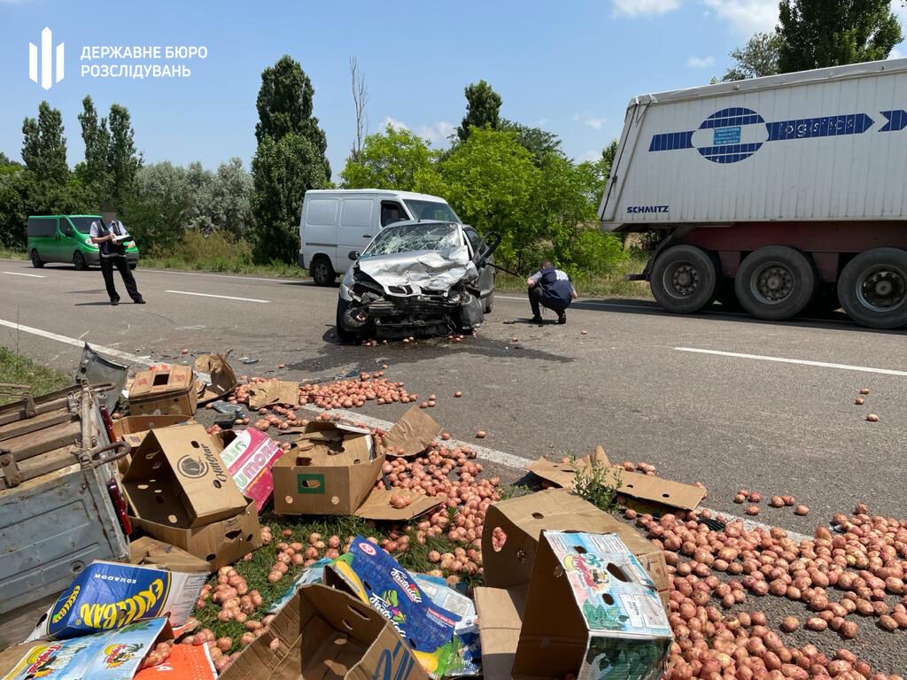 Под Херсоном ДТП с участием двух машин