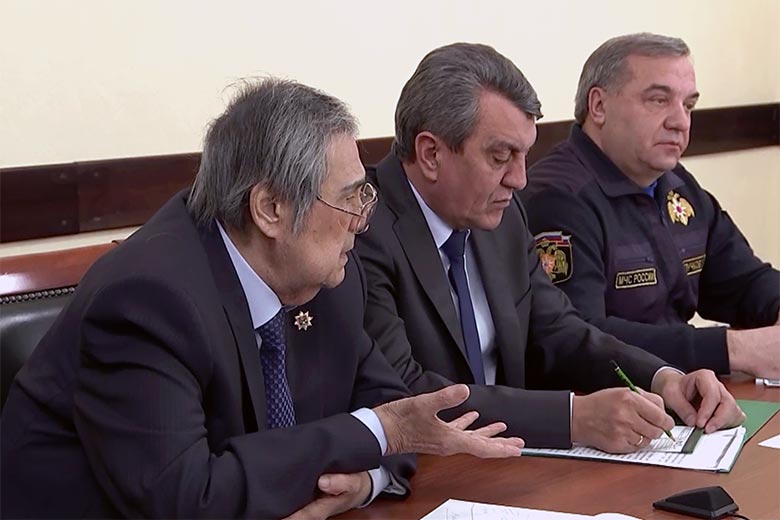 Совещание с участием президента Совещание с участием президента